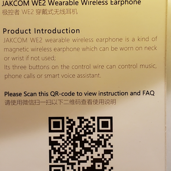 Jakcom WE2 Wearable wireless earphone - Picture 6 of 8